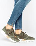 Le Coq Sportif Khaki Omega Sneakers - Green