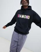 Diamond Supply Color Pop Logo Hoodie In Black - Black