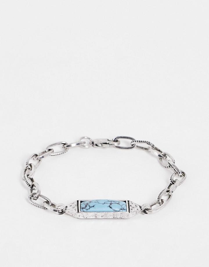 Classics77 Stone Detail Bracelet In Silver