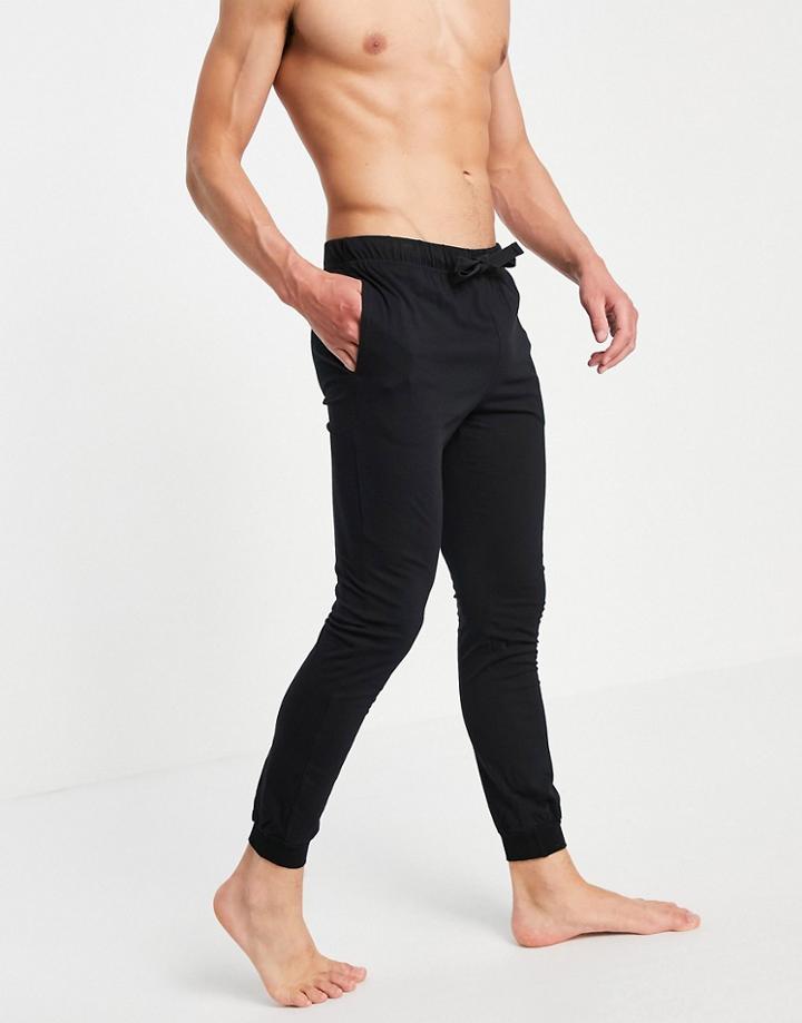 Asos Design Lounge Pyjama Sweatpants In Black