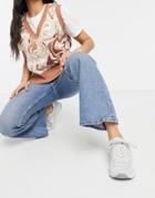 Weekday Wave Jeans In Air Blue-blues