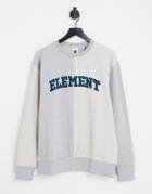 Element Crossfield Reverse Sweatshirt In Gray