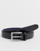 Ben Sherman Smart Belt In Patterned Print-black