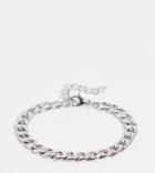 Lost Souls Stainless Steel Curb Chain Bracelet In Silver