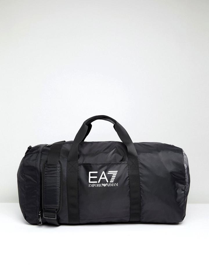 Ea7 Large Gym Bag In Black - Black