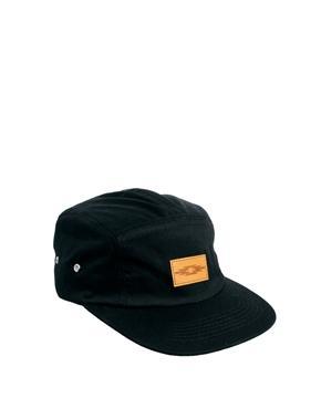 Asos 5 Panel Cap In Black - Black