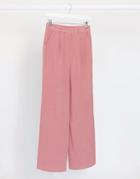Lola May High Waisted Pants Set-pink