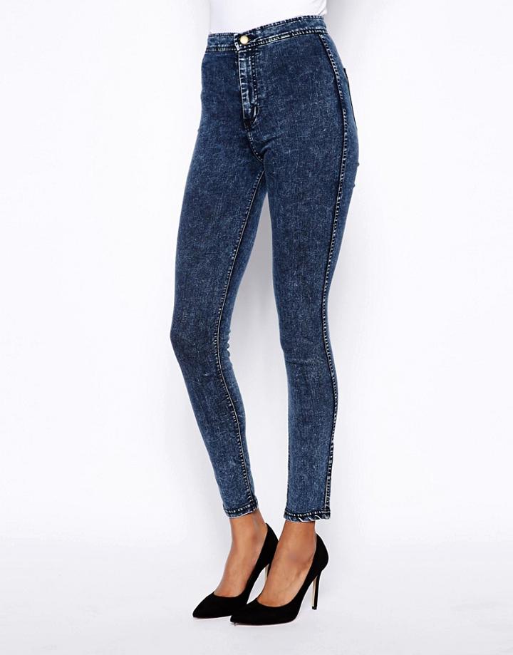 American Apparel Acid Wash Easy Jean - Blue