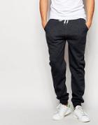 !solid Joggers With Drawstring Waist - Black