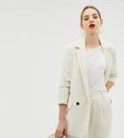Moss Copenhagen Blazer In Corduroy Two-piece - Cream