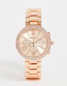 Steve Madden Womens Bracelet Watch In Rose Gold - Gold
