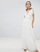 The Jetset Diaries Prairie Cutwork Maxi Dress - White