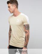 Puma Muscle Fit T-shirt In Beige Exclusive To Asos - Beige