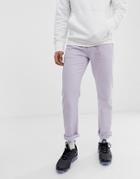 Asos Design Original Fit Jeans In Lilac-purple