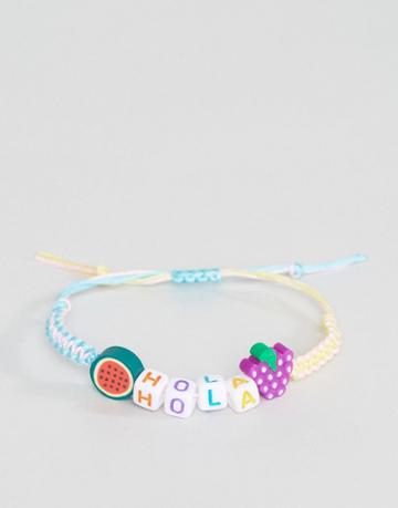 Asos Hola Friendship Bracelet - Multi