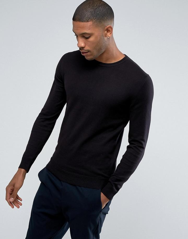 Esprit Cashmere Mix Sweater - Black
