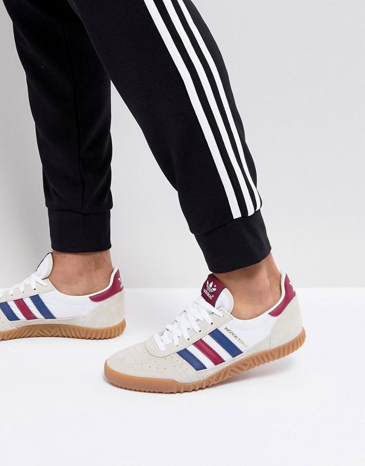 Adidas Originals Indoor Super Sneakers In White Cq2222 - White