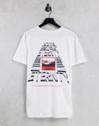 Jack & Jones Originals Oversized T-shirt With Throwback Backprint In White