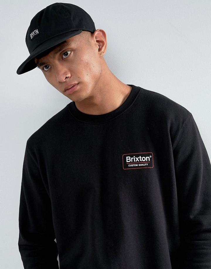 Brixton Langley Cap With Adjustable Strap - Black
