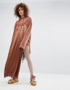 Puma X Fenty Hoodie With Slip - Brown