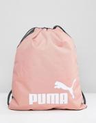 Puma Phase Drawstring Bag In Pink 07494328 - Pink