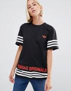 Adidas Originals Oversized T-shirt With Originals Logo - Black
