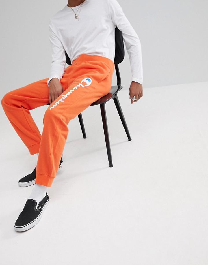 Champion Logo Joggers - Orange