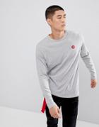 Wood Wood Long Sleeve T-shirt With Aa Logo In Gray - Gray