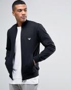 Emporio Armani Zip Thru Sweat - Black