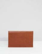 Weekday Brown Leather Card Holder - Brown