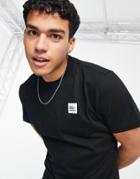 Lacoste Patch Logo T-shirt In Black Exclusive At Asos