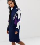 Adidas High Neck Trefoil Dress - Blue