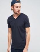 Esprit V-neck T-shirt - Dark Gray