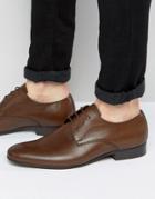 Steve Madden Henson Leather Derby Shoes - Brown