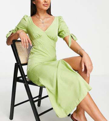 The Frolic Midi Dress In Green