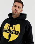 Pull & Bear Wu Tang Hoodie In Black - Black