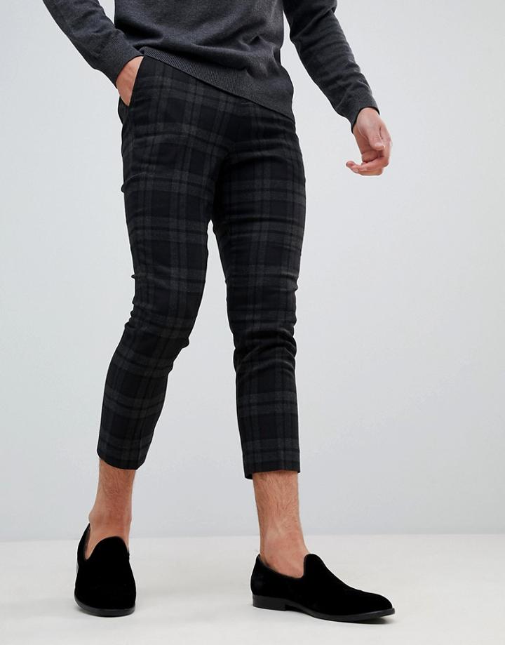 Only & Sons Cropped Tapered Smart Pants - Black