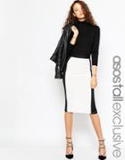 Asos Tall Mono Block Pencil Skirt