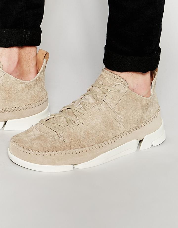 Clarks Trigenic Flex Sneakers - Tan