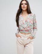 Love Wrap Over Cropped Top - Multi