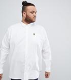 Lyle & Scott Buttondown Logo Oxford Shirt In White - White