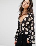 Flynn Skye Boston Tie Up Detail Top - Multi
