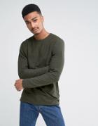 Only & Sons Textured Knitted Sweater - Green