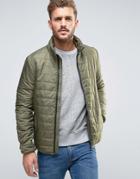 Only & Sons Lightweight Quilted Jacket - Green