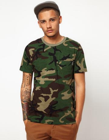 Carhartt T-shirt Camo Pocket