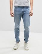 Weekday Sunday Tapered Fit Jean Wow Blue Wash - Blue