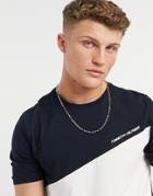 Tommy Hilfiger Performance Relaxed Fit Color Block T-shirt In White