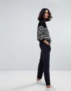 Boss Casual Relaxed Pants With Patched Pockets - Blue