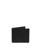 Asos Leather Wallet In Black - Black