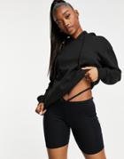 Missguided Basics Oversized Hoodie In Black